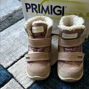 Primigi Kids' Pink and Beige Boots